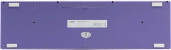 Клавиатура + мышь Acer OCC205 клав:фиолетовый мышь:фиолетовый USB беспроводная slim (ZL.ACCEE.00D) - купить недорого с доставкой в интернет-магазине