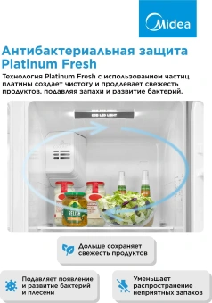 Холодильник Midea MDRS710FGE30 2-хкамерн. черный инвертер - купить недорого с доставкой в интернет-магазине