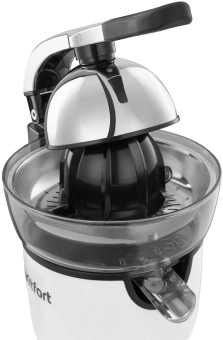 Соковыжималка цитрусовая Kitfort КТ-1168 100Вт рез.сок.:250мл. белый/черный - купить недорого с доставкой в интернет-магазине