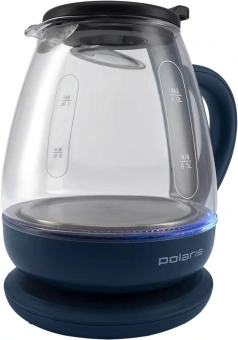 Чайник электрический Polaris PWK 1077CGL синий - купить недорого с доставкой в интернет-магазине