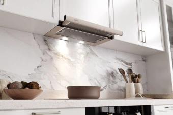 Вытяжка встраиваемая Elikor Интегра 45П-400-В2Л кремовый управление: кнопочное (1 мотор) - купить недорого с доставкой в интернет-магазине