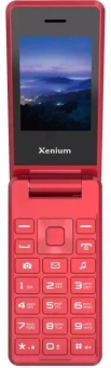 Мобильный телефон XENIUM X600 красный моноблок 1.77" 128x160 Nucleus 0.3Mpix GSM900/1800 MP3 - купить недорого с доставкой в интернет-магазине