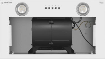 Вытяжка встраиваемая Meferi Power INBOX52WH белый управление: кнопочное (1 мотор) - купить недорого с доставкой в интернет-магазине