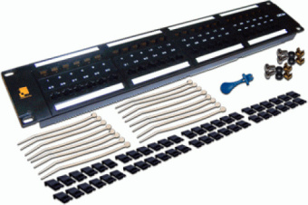 Патч-панель Lanmaster LAN-PPL48U6 19" 2U 48xRJ45 UTP - купить недорого с доставкой в интернет-магазине