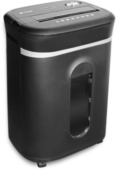 Шредер Heleos УМ28-5 черный/серебристый (секр.P-5) фрагменты 12лист. 28лтр. скрепки скобы пл.карты CD - купить недорого с доставкой в интернет-магазине