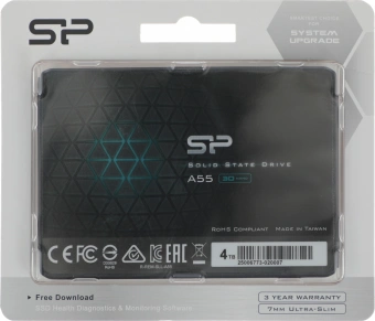 Накопитель SSD Silicon Power SATA-III 4TB SP004TBSS3A55S25 Ace A55 2.5" - купить недорого с доставкой в интернет-магазине