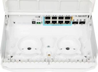 Коммутатор MikroTik netPower Lite 7R CSS610-1GI-7R-2S+OUT (L2) 8x1Гбит/с 2SFP+ 8PoE управляемый - купить недорого с доставкой в интернет-магазине