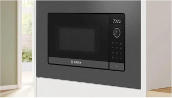 Микроволновая печь Bosch BEL623MD3 20л. 800Вт серый/черный (встраиваемая) - купить недорого с доставкой в интернет-магазине