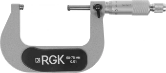 Микрометр RGK MCM-75 гладкий (МК) разм.шага 0.01мм серый черный (756983) - купить недорого с доставкой в интернет-магазине