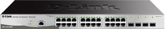 Коммутатор D-Link DGS-1210-28/ME/B (L2) 24x1Гбит/с 4SFP управляемый - купить недорого с доставкой в интернет-магазине