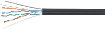 Кабель информационный Cabeus FTP-4P-CAT.5E-SOLID-ST-OUT кат.5E F/UTP 4 пары PE внешний 305м черный - купить недорого с доставкой в интернет-магазине