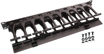 Кабельный органайзер Lanmaster LAN-ORG-PF/S-1U пальцы 1U шир.:19" глуб.:106мм - купить недорого с доставкой в интернет-магазине