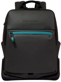 Рюкзак мужской Piquadro Corner 2.0 CA6464C2OW/N черный полиуретан/полиэстер - купить недорого с доставкой в интернет-магазине