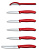 Набор ножей кухон. Victorinox Swiss Classic Paring (6.7111.6G) компл.:6предм. красный подар.коробка