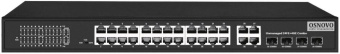 Коммутатор Osnovo SW-62422(400W) 26x100Mb 24PoE+ 400W неуправляемый - цена, купить или заказать с доставкой в интернет-магазине Коммутатор Osnovo SW-62422(400W) 26x100Mb 24PoE+ 400W неуправляемый - купить недорого с доставкой в интернет-магазине