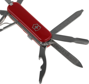 Нож перочинный Victorinox MiniChamp (0.6385) 58мм 18функц. красный карт.коробка - купить недорого с доставкой в интернет-магазине