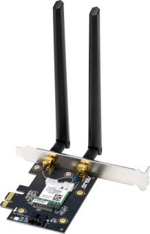 Сетевой адаптер Wi-Fi + Bluetooth Asus PCE-BE6500 BE6500 PCI Express (ант.внеш.съем) 2ант. - цена, купить или заказать с доставкой в интернет-магазине Сетевой адаптер Wi-Fi + Bluetooth Asus PCE-BE6500 BE6500 PCI Express (ант.внеш.съем) 2ант. - купить недорого с доставкой в интернет-магазине