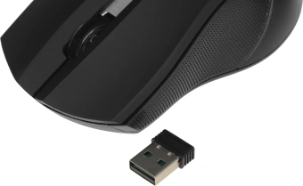 Мышь Оклик 615MW черный/серебристый оптическая 1200dpi беспров. USB для ноутбука 3but (412860) - купить недорого с доставкой в интернет-магазине