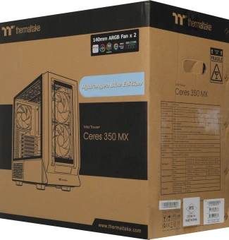 Корпус Thermaltake Ceres 350 MX Hydrangea голубой без БП E-ATX 2x140mm 2xUSB3.0 audio bott PSU - купить недорого с доставкой в интернет-магазине