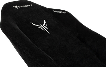 Кресло игровое Knight N1 Fabric черный Light-20 с подголов. крестов. металл - купить недорого с доставкой в интернет-магазине