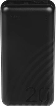 Мобильный аккумулятор Hoco J123A Element 20000mAh 2A 2xUSB-A черный - купить недорого с доставкой в интернет-магазине