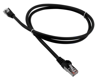 Патч-корд Lanmaster LAN-PC45/S5E-10-BK FTP вилка RJ-45-вилка RJ-45 кат.5е 10м чёрный LSZH (уп.:1шт) - купить недорого с доставкой в интернет-магазине