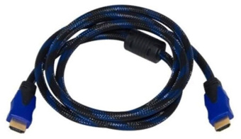 Кабель соединительный аудио-видео Premier 5-813BL HDMI (m)/HDMI (m) 1.5м. феррит.кольца черный/синий (5-813BL 1.5) - купить недорого с доставкой в интернет-магазине