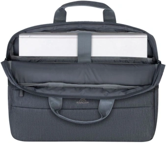 Сумка для ноутбука 15.6" Riva 7532 dark grey темно-серый полиэстер - купить недорого с доставкой в интернет-магазине