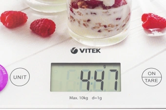 Весы кухонные электронные Vitek VT-8034 макс.вес:10кг рисунок - купить недорого с доставкой в интернет-магазине