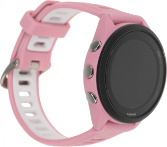 Смарт-часы Garmin Forerunner 265S 27.5мм 1.1" AMOLED корп.черный/розовый силикон рем.розовый (010-02810-15) - купить недорого с доставкой в интернет-магазине
