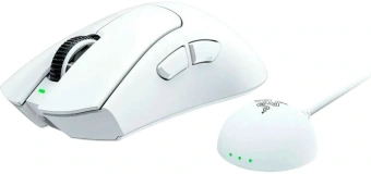 Мышь Razer DeathAdder V4 Pro белый оптическая 45000dpi беспров. USB 5but (RZ01-05330200-R3G1) - купить недорого с доставкой в интернет-магазине