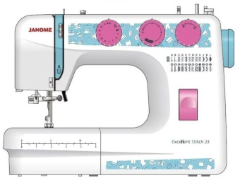 Швейная машина Janome Excellent Stitch 23 белый - купить недорого с доставкой в интернет-магазине
