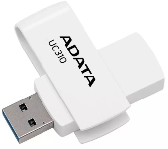 Флеш Диск A-Data 64GB UC310 UC310-64G-RWH USB3.2 белый - купить недорого с доставкой в интернет-магазине
