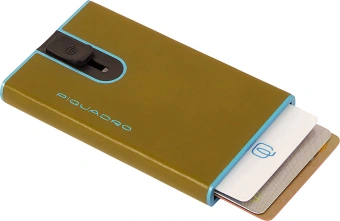 Чехол для кредитных карт Piquadro Blue Square PP4825B2BLR/G желтый натур.кожа - купить недорого с доставкой в интернет-магазине