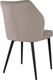 Стул для дома Бюрократ CH-K5_2 комплект 2шт т.бежевый Holland 61 металл черный на ножках (CH-K5_1/HL61_2) - купить недорого с доставкой в интернет-магазине