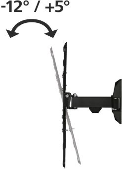 Кронштейн для телевизора Hama 00220823 черный 32"-65" макс.20кг настенный поворот и наклон - купить недорого с доставкой в интернет-магазине