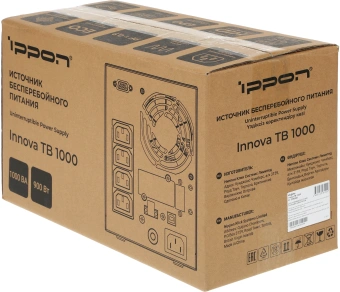 Источник бесперебойного питания Ippon Innova TB 1000 900Вт 1000ВА черный - купить недорого с доставкой в интернет-магазине