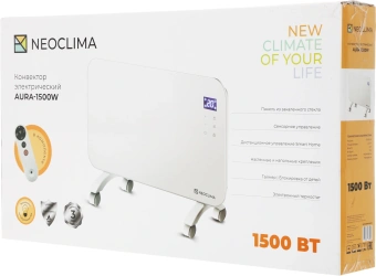 Конвектор Neoclima Aura 1500Вт белый - купить недорого с доставкой в интернет-магазине