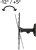 Кронштейн для телевизора Hama 00220823 черный 32"-65" макс.20кг настенный поворот и наклон - купить недорого с доставкой в интернет-магазине