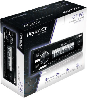 Автомагнитола Prology GT-150 1DIN 4x55Вт v4.2 ПДУ (PRGT150) - купить недорого с доставкой в интернет-магазине