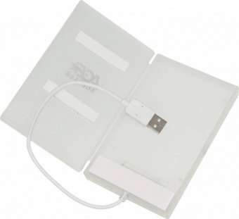 Внешний корпус для HDD/SSD AgeStar SUBCP1 SATA USB2.0 пластик белый 2.5" - купить недорого с доставкой в интернет-магазине