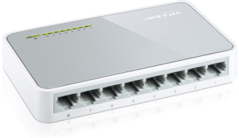 Коммутатор TP-Link TL-SF1008D (L2) 8x100Мбит/с неуправляемый - купить недорого с доставкой в интернет-магазине