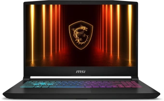 Ноутбук MSI Katana 15 HX B14WGK-226XRU Core i7 14650HX 32Gb SSD1Tb NVIDIA GeForce RTX 5070 8Gb 15.6" IPS FHD (1920x1080) FreeDOS black WiFi BT Cam (9S7-1587C1-226) - купить недорого с доставкой в интернет-магазине