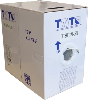 Кабель информационный Lanmaster TWT-5EUTP-XL-LSZH кат.5E U/UTP 4 пары 24AWG LSZH внутренний 305м белый - купить недорого с доставкой в интернет-магазине