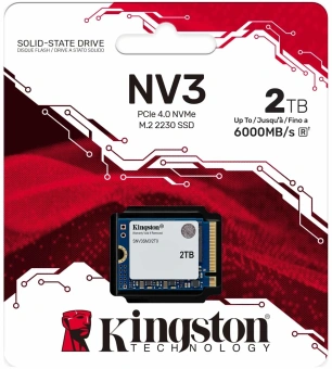 Накопитель SSD Kingston PCIe 4.0 x4 2000GB SNV3SM3/2T0 NV3 M.2 2230 - купить недорого с доставкой в интернет-магазине
