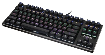 Клавиатура SunWind SW-K900G механическая черный USB Multimedia for gamer LED (1422332) кабель 1.8м - купить недорого с доставкой в интернет-магазине