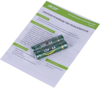 Клавиатура Acer OKR010 черный USB беспроводная slim Multimedia (ZL.KBDEE.003) - купить недорого с доставкой в интернет-магазине