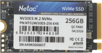Накопитель SSD Netac PCIe 3.0 x4 256GB NT01NV30ES-256-E4X NV30ES M.2 2242 - купить недорого с доставкой в интернет-магазине