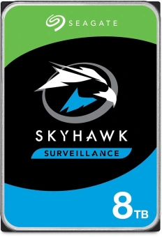 Жесткий диск Seagate SATA-III 8TB ST8000VX009 Surveillance Skyhawk (7200rpm) 256Mb 3.5" - купить недорого с доставкой в интернет-магазине