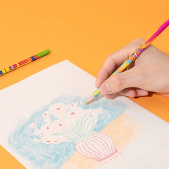 Карандаши цв. Deli EC141 Colorwow 3мм кругл. туба (28шт) 28 карандашей - купить недорого с доставкой в интернет-магазине